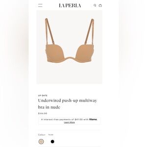 La Perla UP DATE Underwired push-up multiway bra in nude 32D